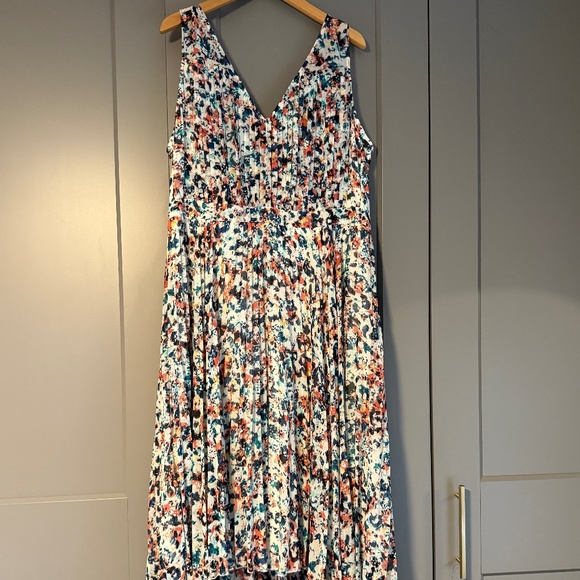 Tracy Reese Silk Dress - Size 14 | Elegant Floral Print - Picture 2 of 5
